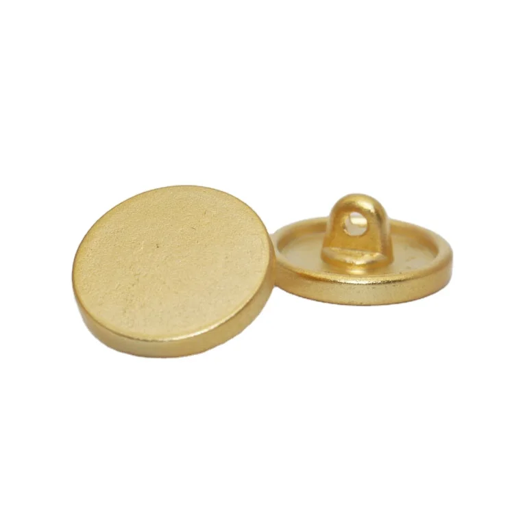 Модные Дизайнерские пуговицы для одежды с золотым металлическим хвостовиком