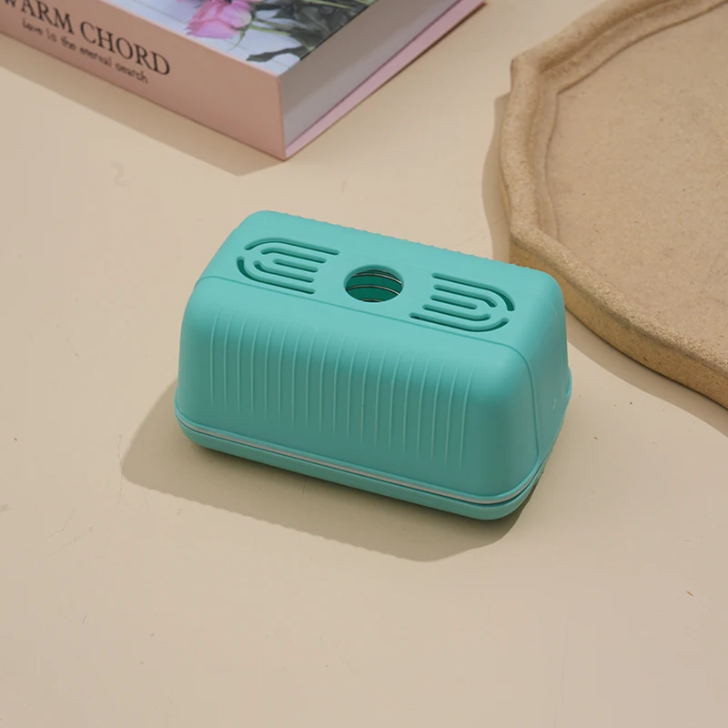 Creative Home Bubbler box Multi-functional soap box with lid drain bubbler Hands-free roller soap box