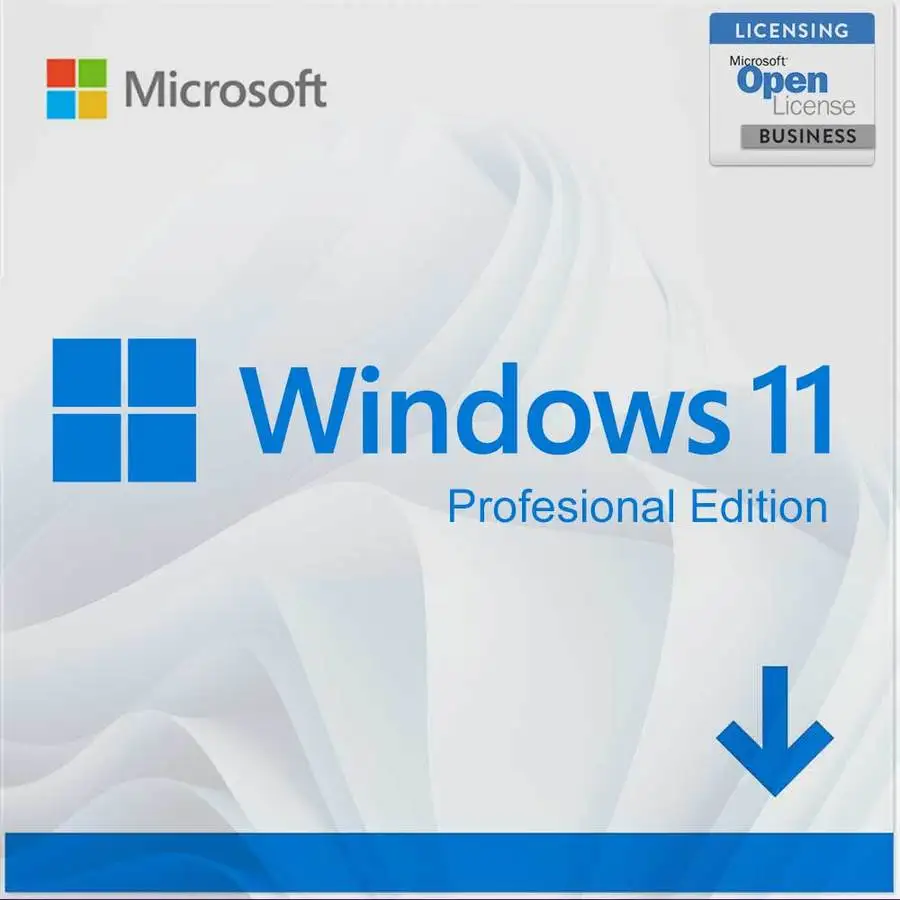 Windows 11 Профессиональный лицензионный ключ Coa наклейка DVD OEM Полный пакет Microsoft