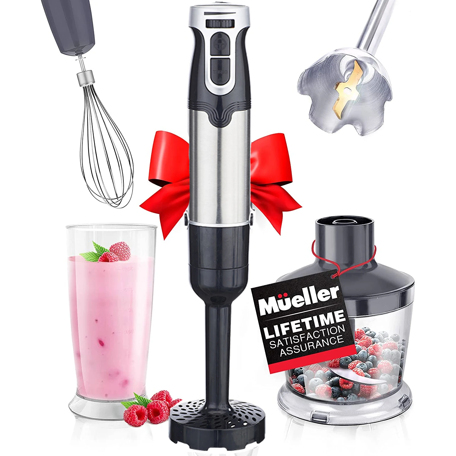 Multi-Use Immersion Blender, Hand Blenders with Powerful Copper Motor 800W Stick Stainless Steel handheld blenders