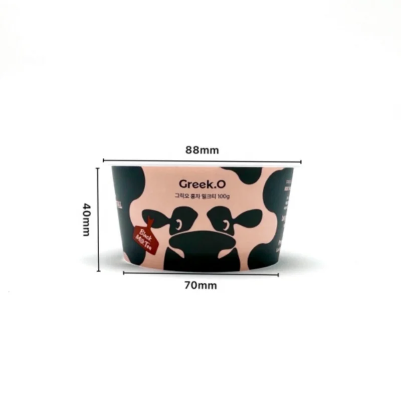 4 Oz Iml Cup With Lid With Spoon For Pp Plastic 125 Ml Ice Cream Dessert Cups With Lids And Spoons Custom Printed Logo Color