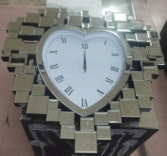 3d mirror wall clock
