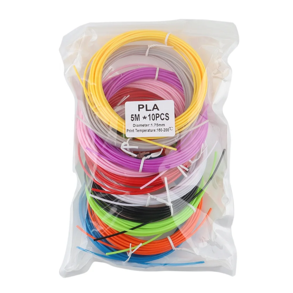 10 Refill Colors of 1.75mm PLA Filament for 3D Printing Pens Random Color Selection Pla Filament For Diy 3D Printer Pen