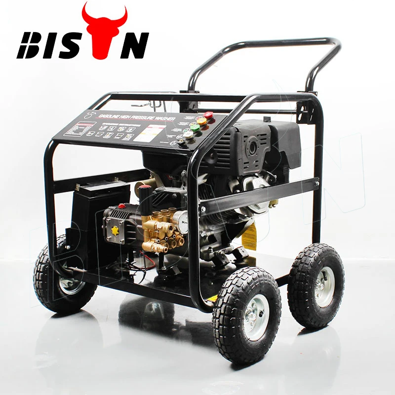 BISON auto start cold water 15 hp gas high pressure washer 4000 psi made in china