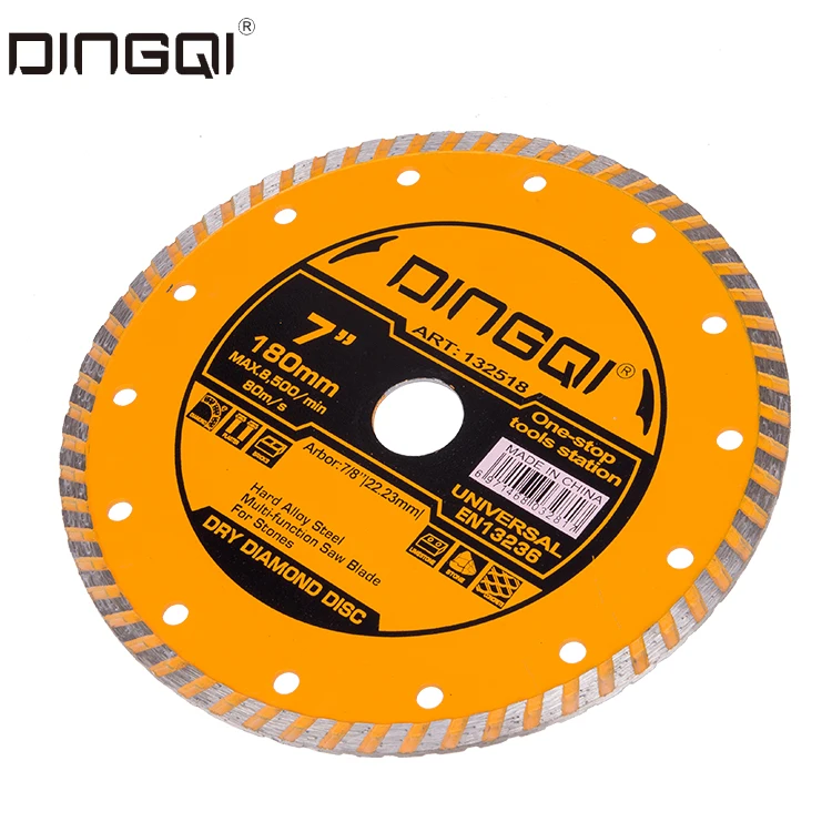 DingQi High Quality Granite Diamond Saw Blade Asphalt Tools for Tile Floor Marble