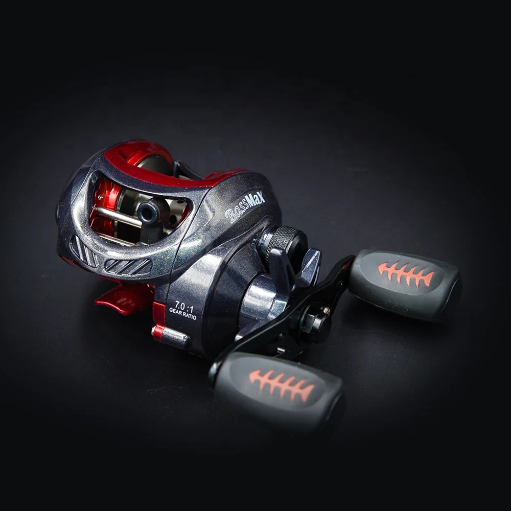 
9 1BB Baitcasting Reels With High Speed 7.0:1 Bandit Bassmax Carbon Drag 8KG Casting Fishing Reel 