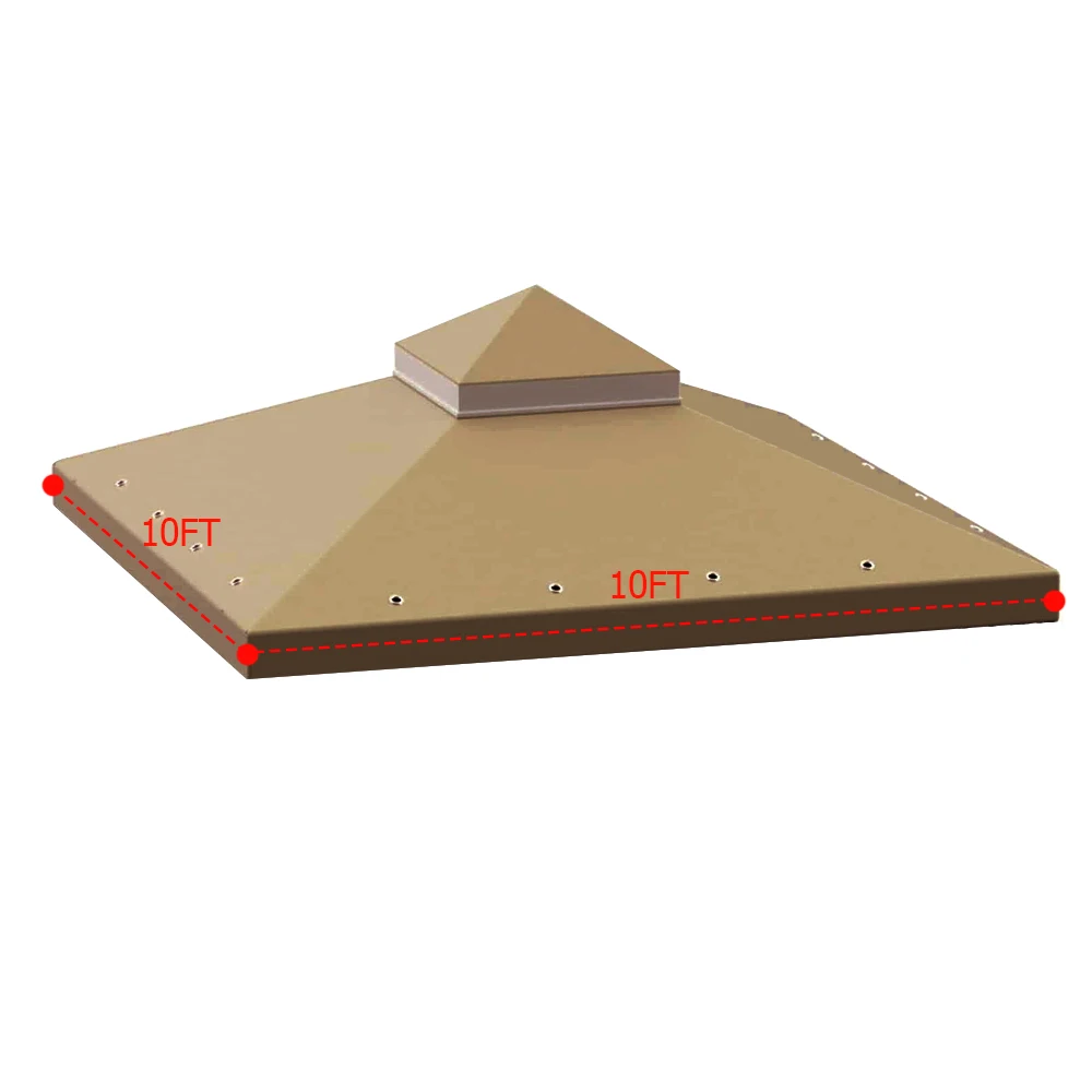 Haideng 3m x 3m replacement roof canopy covers outdoor tent patio gazebo waterproof