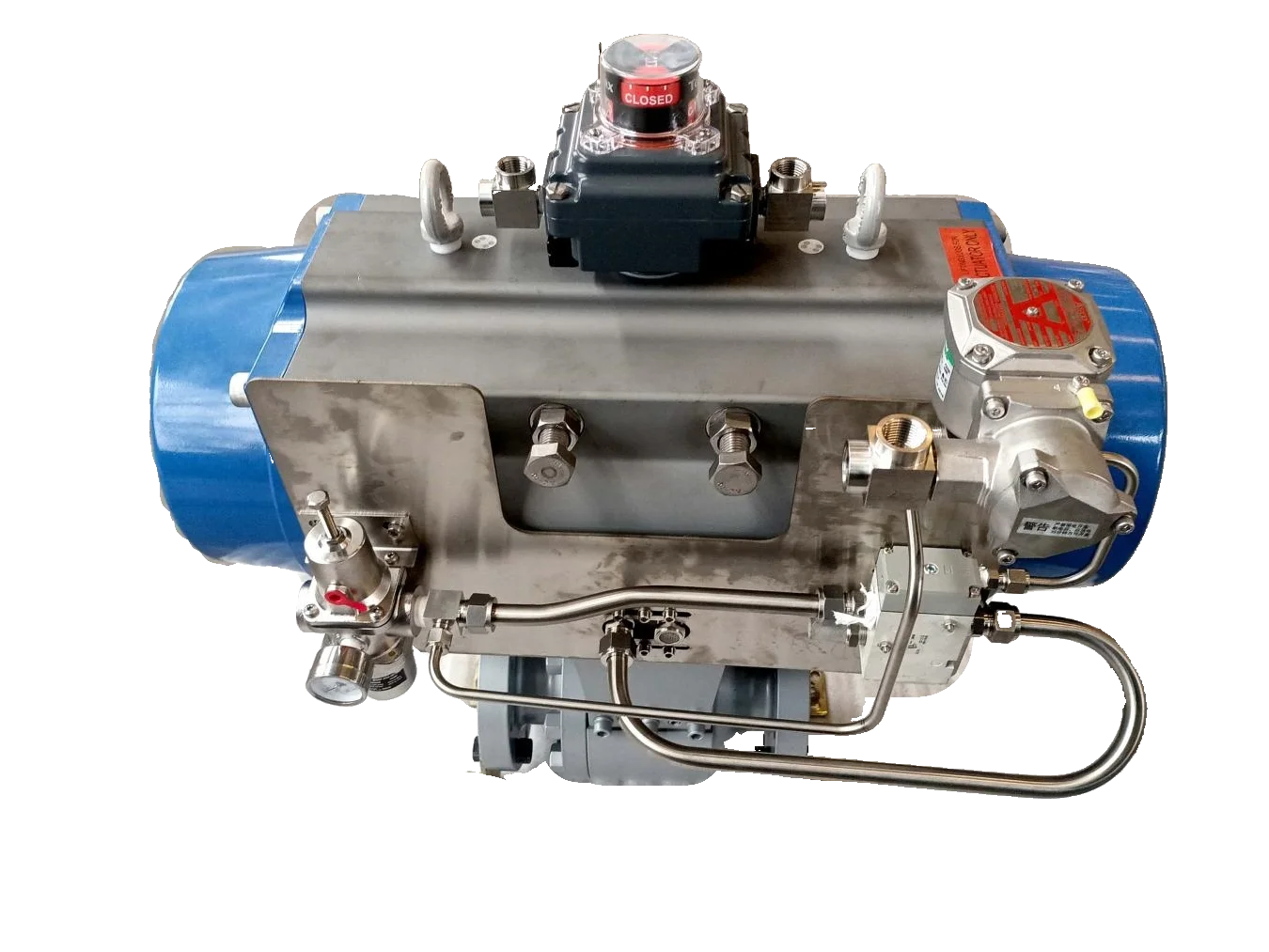 Electro-hydraulic linkage propane dehydrogenation temperature variable metal hard sealing wear-resistant shut-off ball valve