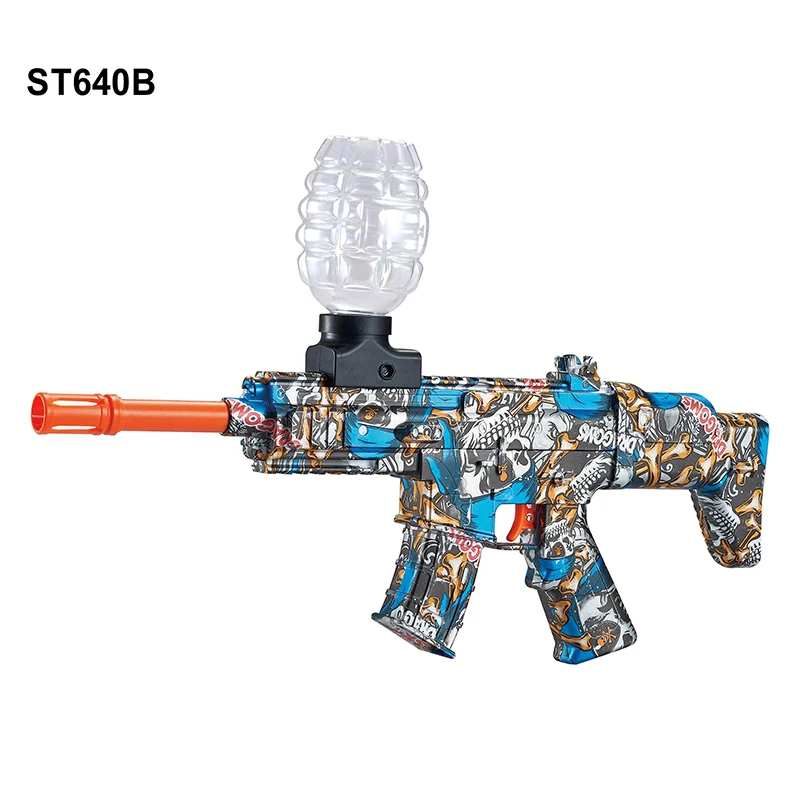 Splatter  Mp5K Ball Jell Gel Gun Blaster Electric Akm Accessories P90 Beads Water Shipping Free  Bullets Blaster Gel