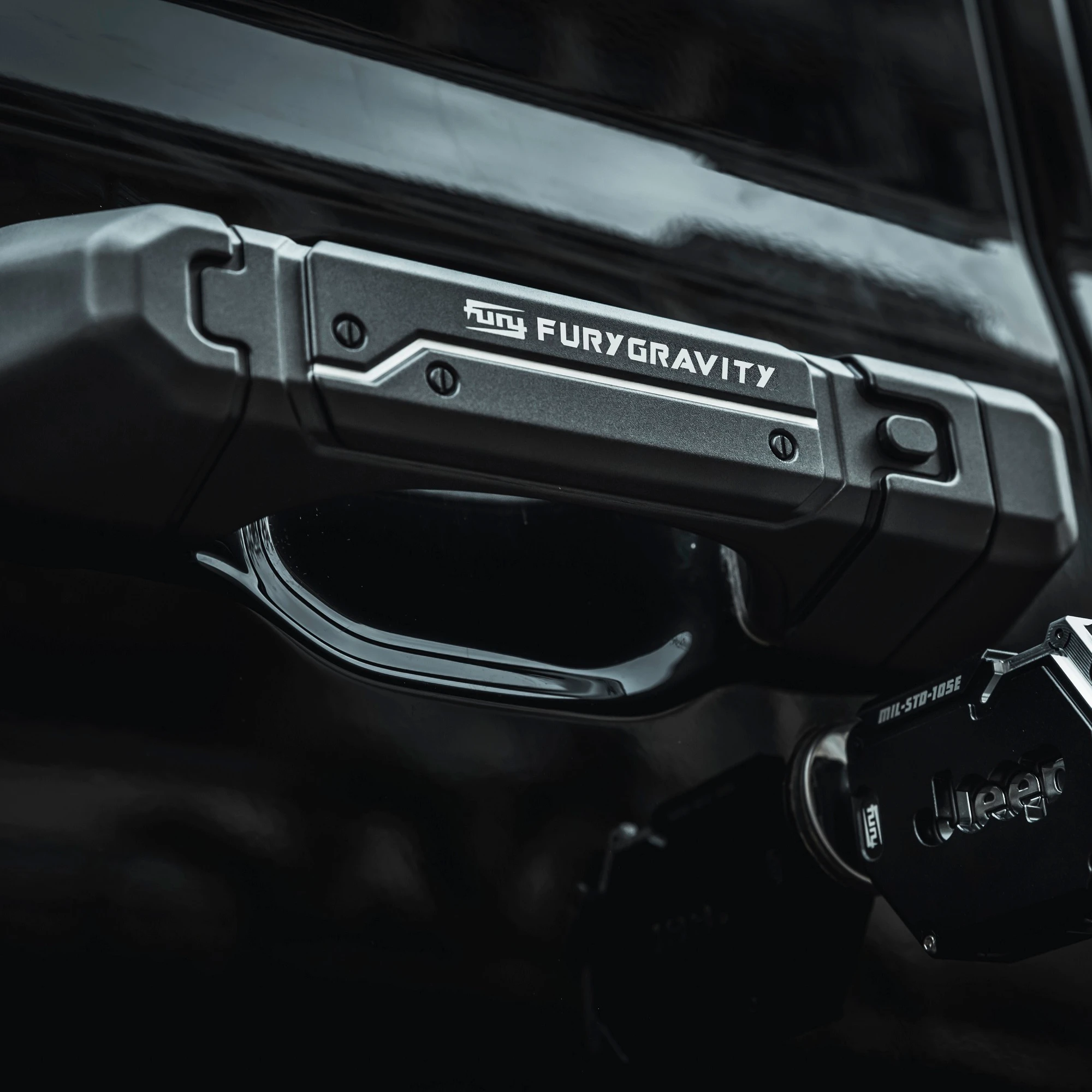 FURY 2018+ JL 4x4 offroad car accessories Aluminum cnc Door Handle parts For Jeep Wrangler