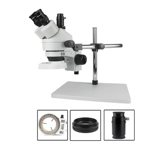 3.5X-90X Simul-Focal Trinocular Stereo Microscope 38MP HDMI Digital USB Industry Microscope Video Camera for Soldering Repair