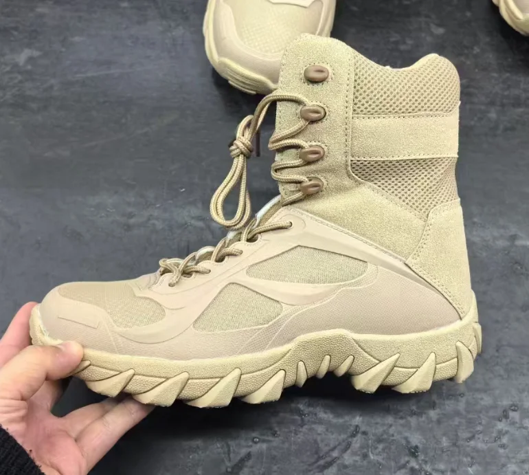 TSB33 AS33  Long warm thick padded boots desert combat shoes Ankle boots black green brown khaki desert camo