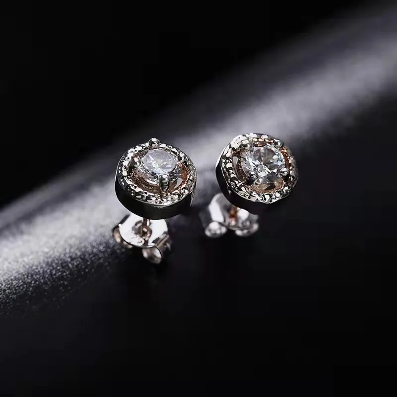2023 Shiny Zircon Crystal Silver Necklace Ring Earrings Set Wedding Engagement Diamond Jewelry Set for Women