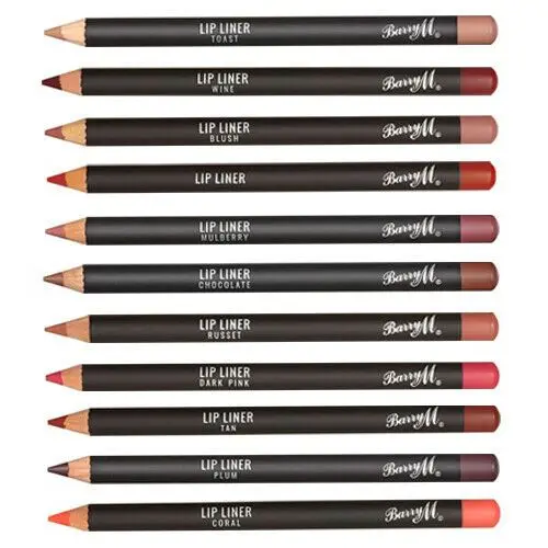Wholesale Custom Waterproof Dark Brown Multi-color Private Label nude lip liners Creamy High Pigment Lipliner Pencil
