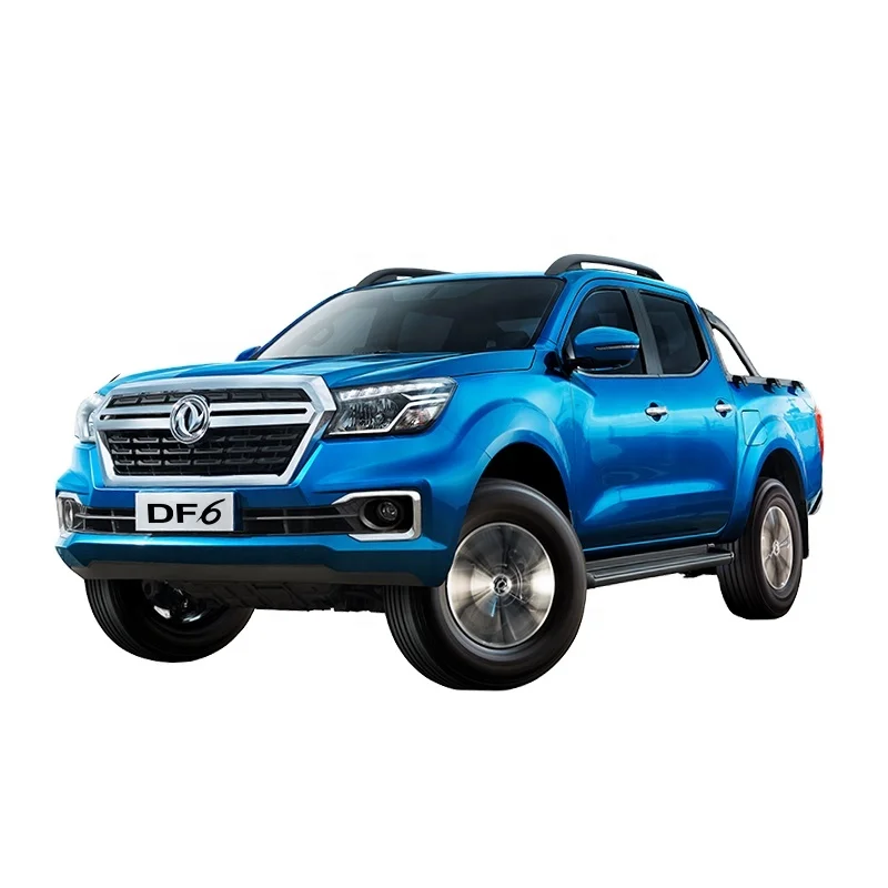 Dongfeng RICH 6 diesel engine left hand pickup truck 4x4 with double cabin pickup for sale