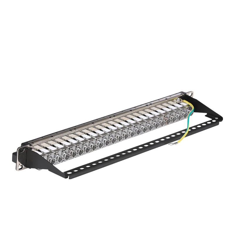 19inch 1U S/FTP shielded 24 port keystone loaded blank patch