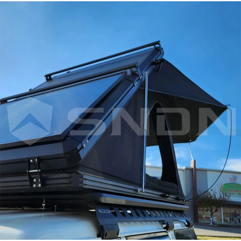 Shendun roof top tent aluminum hard shell waterproof tent with winter insulation layer for SUV TRUCK roof top tent hard shell