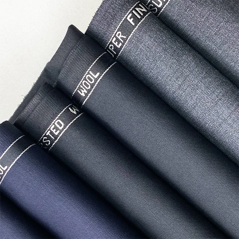 #M5137 70%W 30%P Worsted wool fabric Worsted fabric for suit