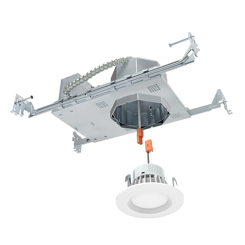 18W New Construction LED Fire Downlight Housing And Downlight Combination For Indoor Lighting