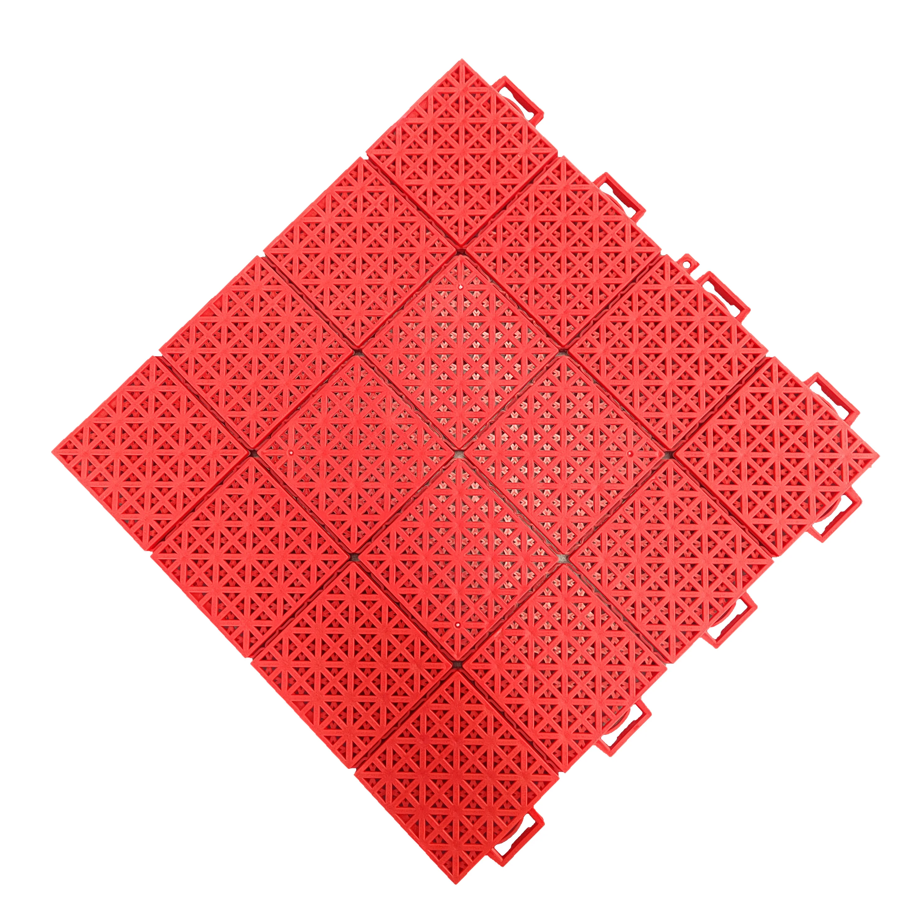 Профессиональный открытый баскетбольный корт пиклбол PP соединяющиеся плитки пиклбол Спортивное напольное покрытие