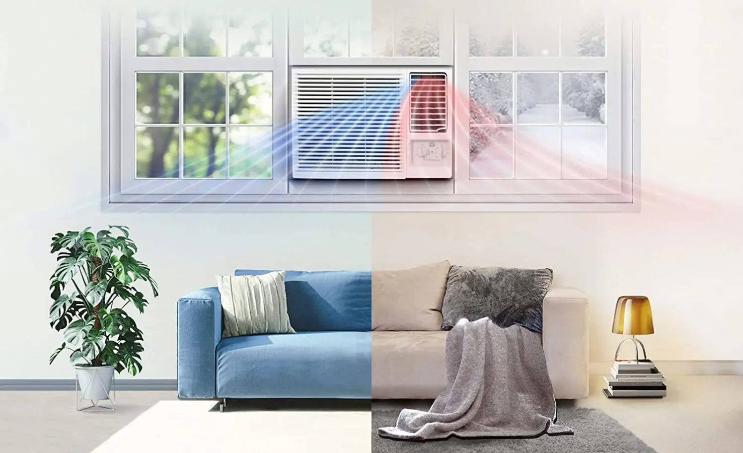 Reasonable Price Home And Office Use 1.5TON 2TON General Window AC