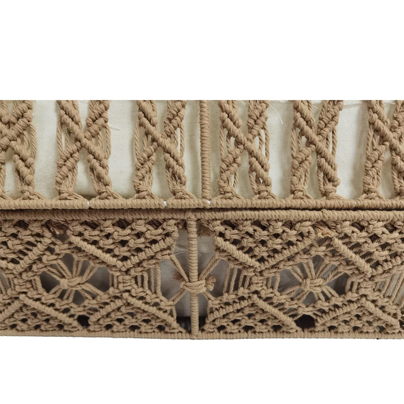 Storage decorative basket for organizing countertop woven decorative basket toilet paper basket in the bathroom
