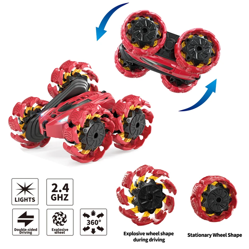 HW 2023 NEW 2.4G Factory Manufacture Electric Remote Control Car Toy HOT Explosive Wheel Rock Crawler 4x4 High Speed Rc Car