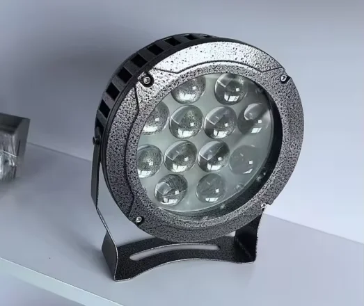 LED projection light remote ultra bright outdoor waterproof building exterior wall strong light Circular spotlight