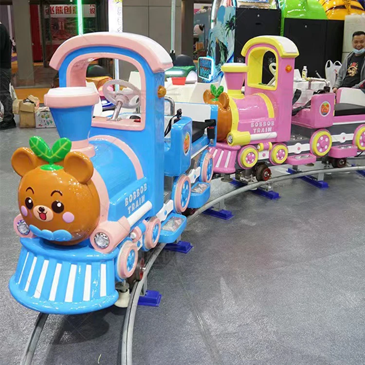 Set Electric On With Amusement Park Children Ride Large Track Train For Kid