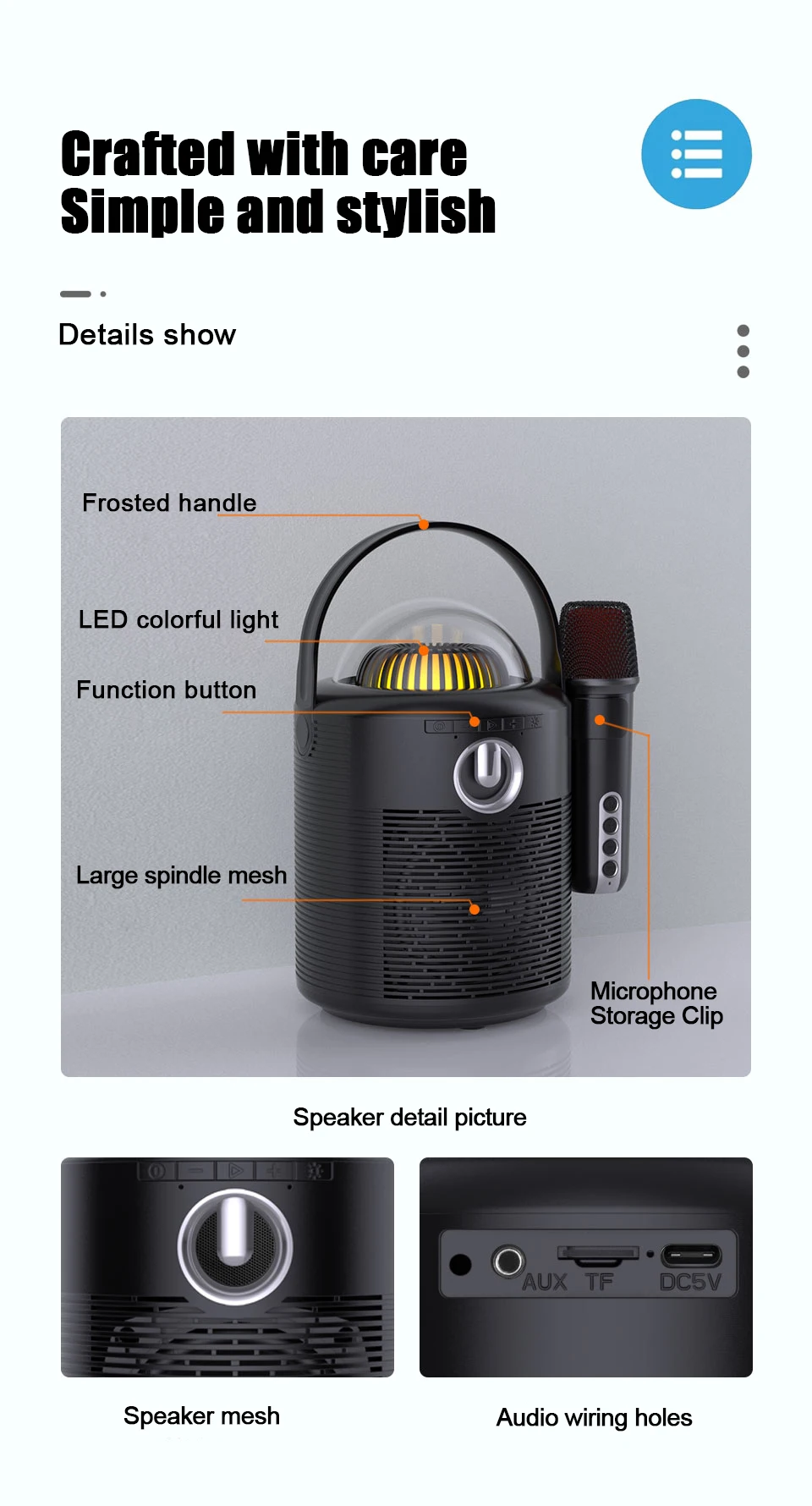 Promotion Gift 2023 Mini Best Portable HIFI Big Bass Vibration Speaker Stereo Outdoor Singing Audio Mini Speaker set