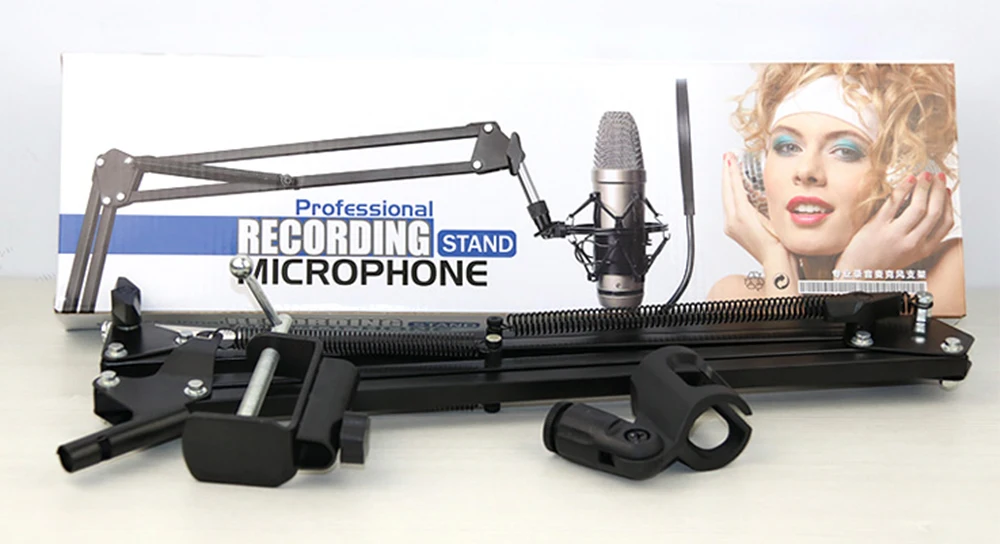 Zimhome Cheap NB35 Suspension Scissor Boom Arm Adjustable Microphone Arm Stand