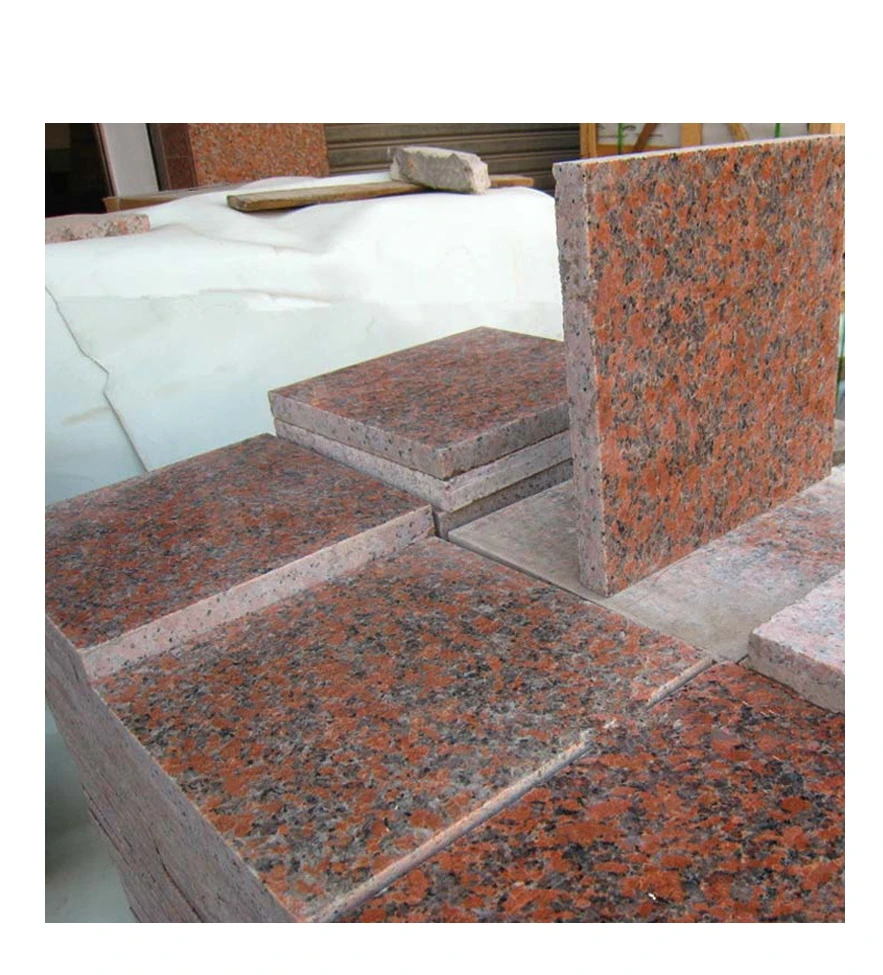 Дешевая китайская гранитная красная напольная плитка из клена G562