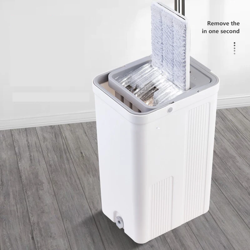 2023 New microfiber wet and dry Cleaning Mop Bucket360 wash flat mop bucket for floor cleaning magic mop