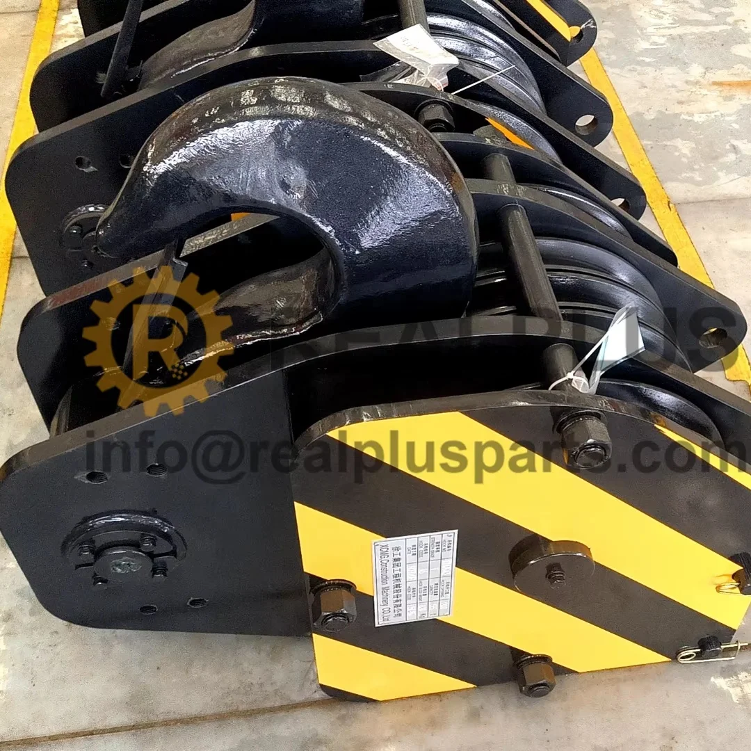 Крюк для крана запчасти автокрана крюк гусеничного XGC85 XGC55 оригинальные детали 55 т 85 100