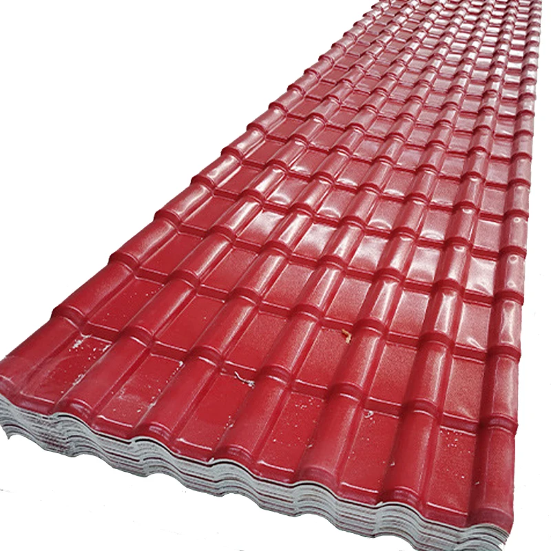 Long Span Material Corrugated Trapezoid Curve Panel Sheet Tile Roof Synthetic Resin Apvc Upvc Asa Pvc Plastic Roofing Sheet