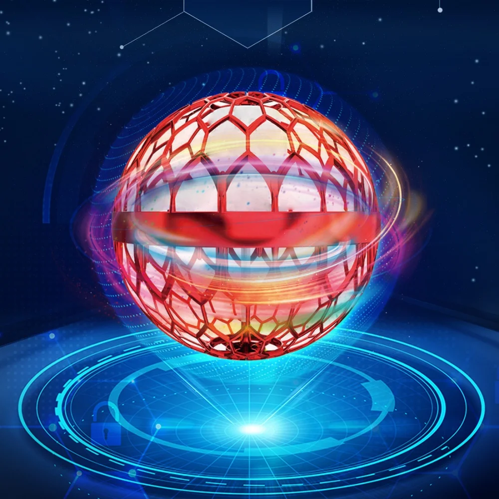 Boomerang Flyorb Magic Drone Rotating Hover Orb Ball Toys Rechargeable Fly Fidget Spinner Soaring Fly Orb Nova Ball