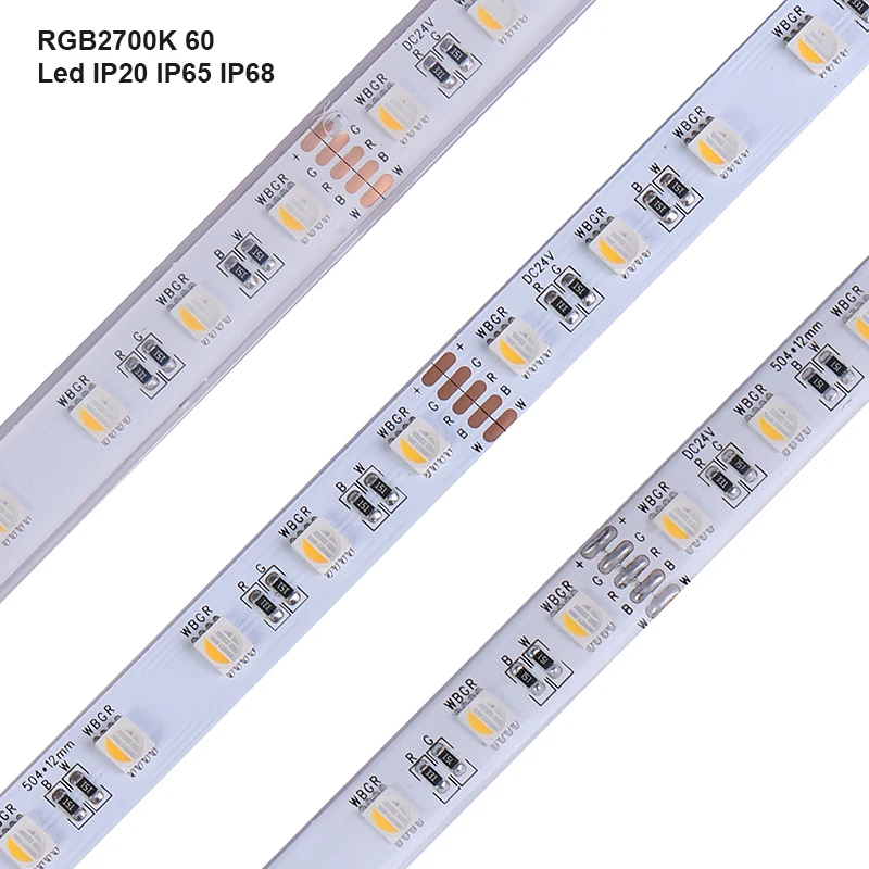 High Quality Cri 90 95 24V 5050RGBWW RGBW 120 leds/m Led Streifen DMX 5050 RGBW RGBWW 3000K led strip lights stripe tape