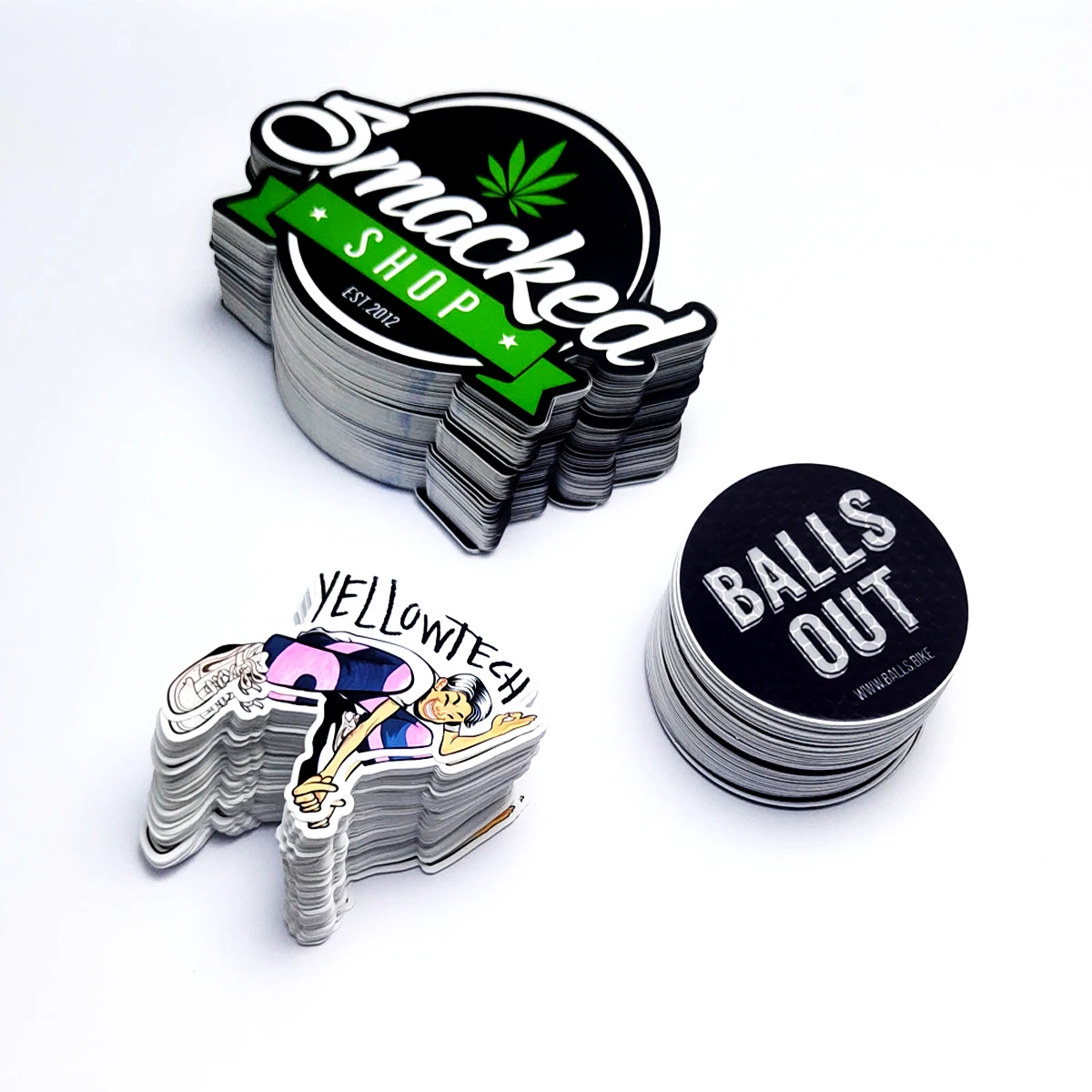 Custom printed Cartoon car window full Body cut out vinyl lettering decorative transfer decals pvc sticker pack