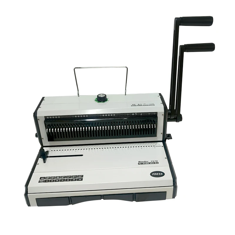 Manual Double Loop Wire Binding Machine Office