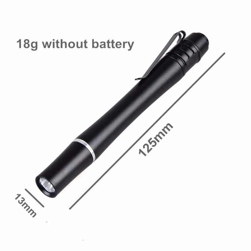 Small 395nm UV Pen Flashlight Pocket Blacklight Aluminum Body for ID Check Camping LED bulb 395nm Ultraviolet Light
