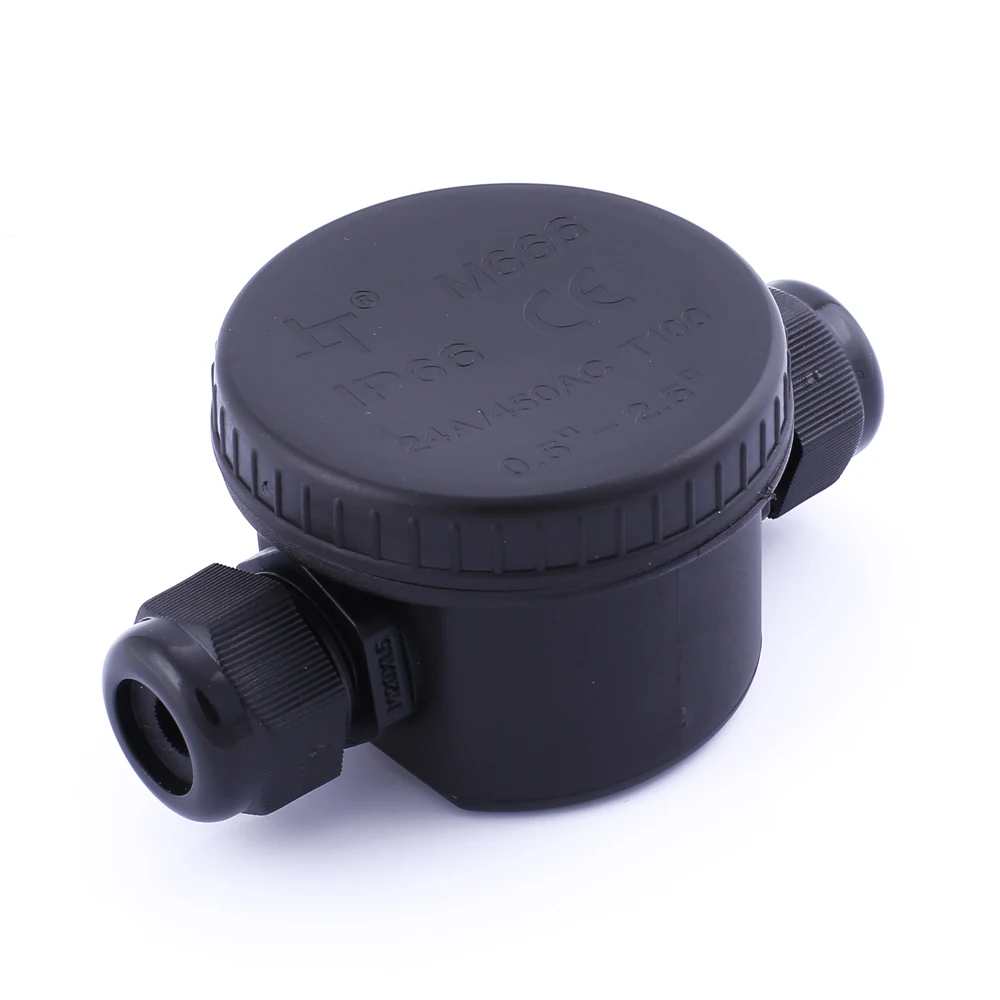 Round 24A 450VAC electrical pvc junction boxes