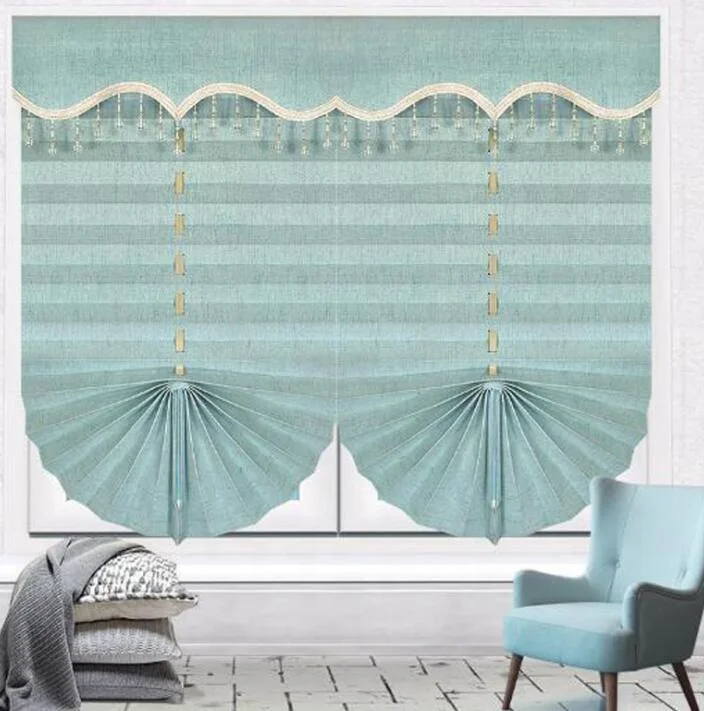 Cartoon Moon and Star Cloud Visual Design Portable Travel curtain or baby blackout blind with suction cup