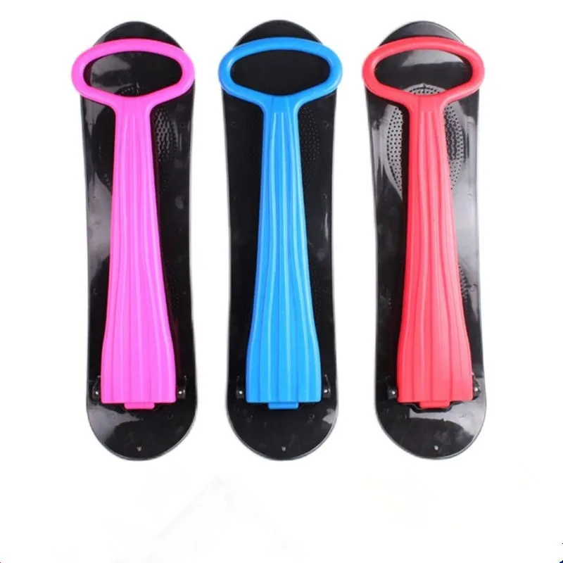 Superio Kids Foldable Snow Scooter Sled Sliding Ski Snowboard with Grip Handle.