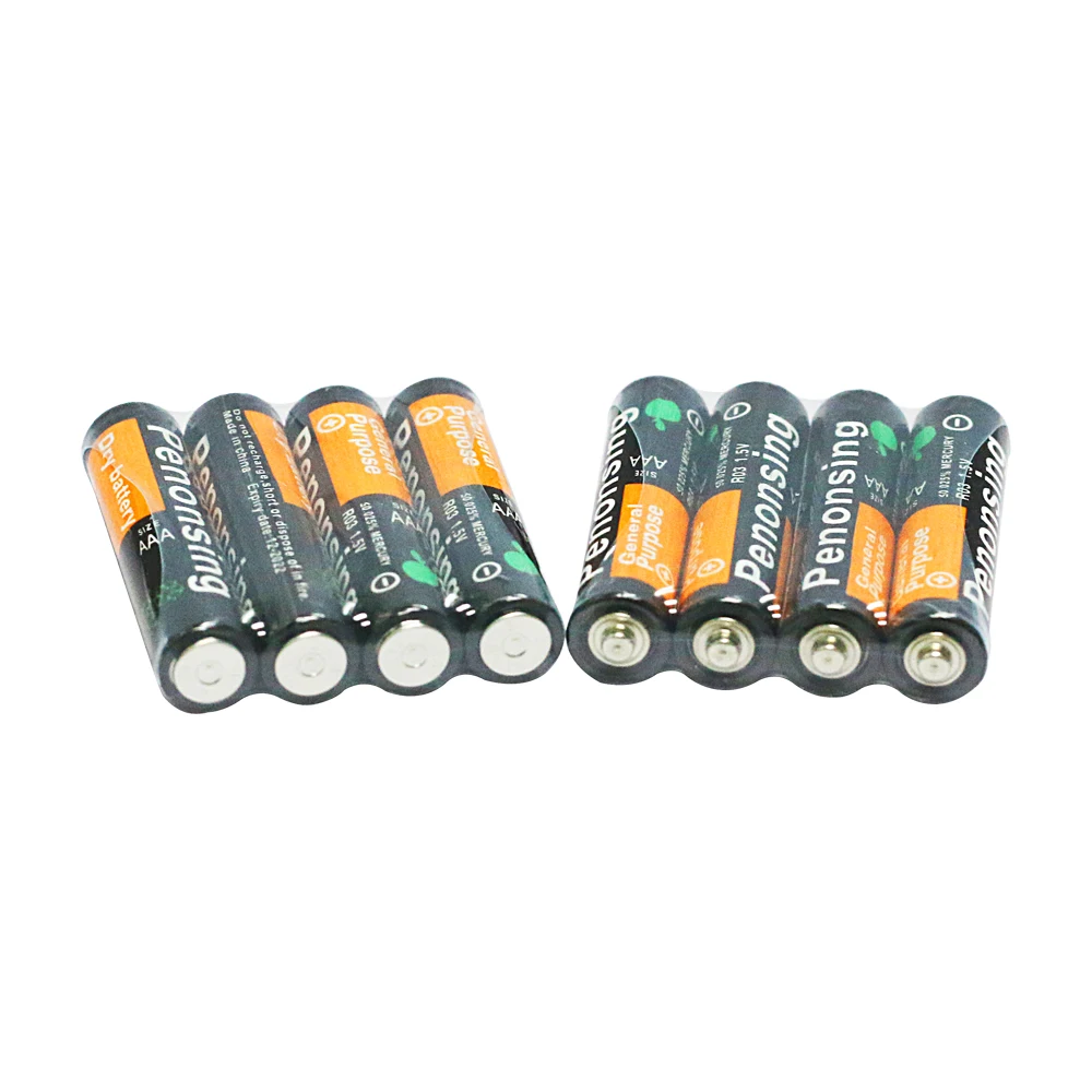 Высокое качество 1 5 V R03 AAA UM-4 Размер углеродное Первичная цинковая