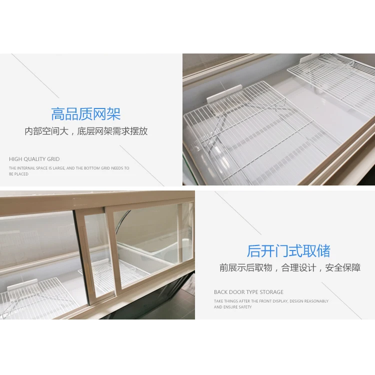 Fresh meat open display fridge Commercial Meat Freezer Supermarket refrigerator type