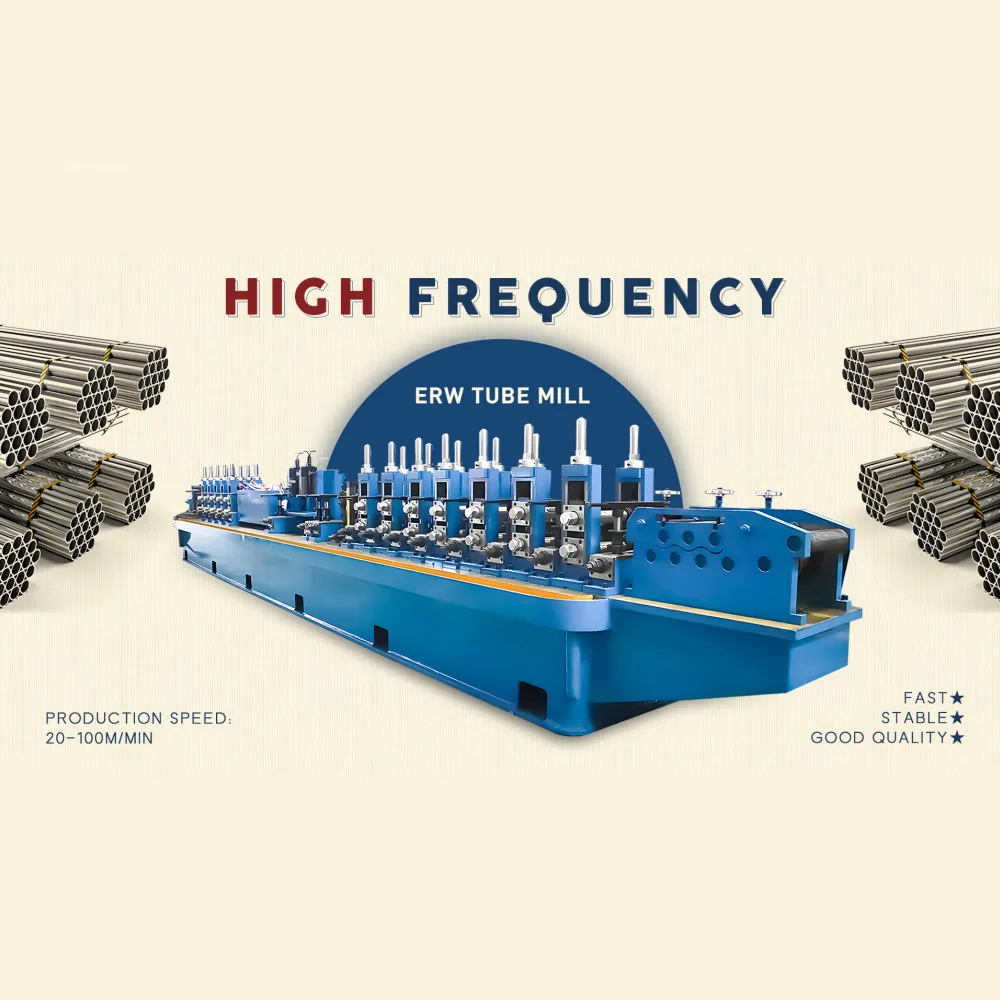 High Power Consumption Carbon Steel Tube Making Machine ERW Tube Mill for Efficient Production