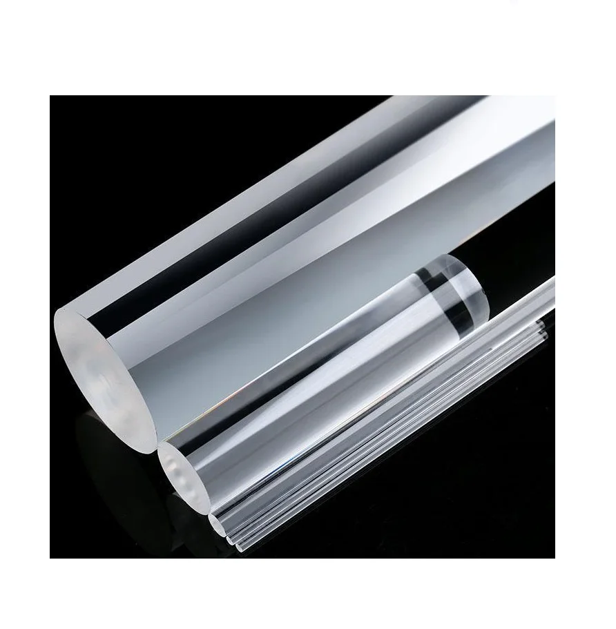 High Purity Quartz Clear Optical Glass Rod Fused Silica Quartz Rod