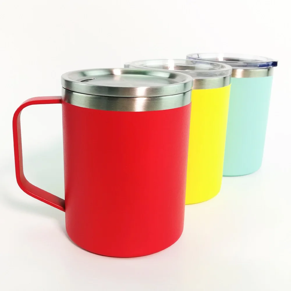 Изолированная пивная кружка Термокружка для кемпинга из нержавеющей стали 14 Унций