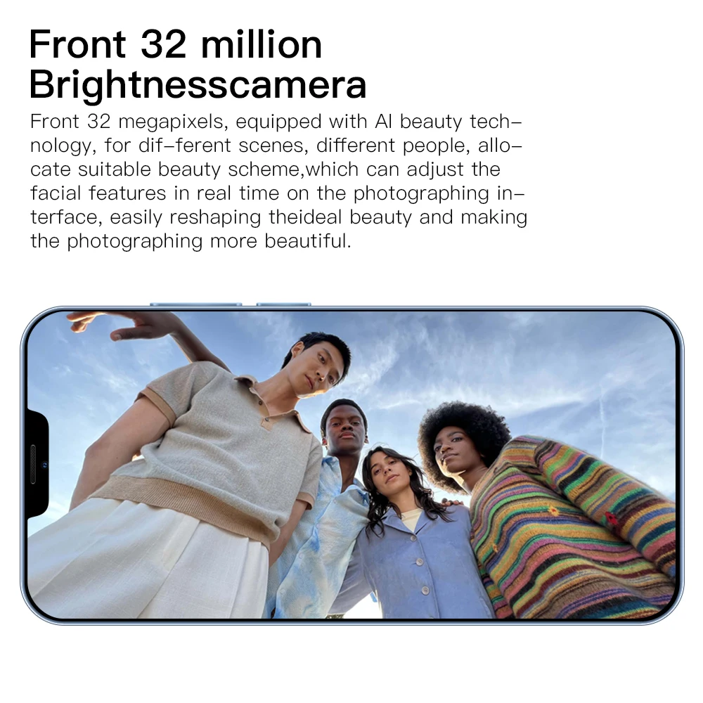 2022 New Arrival Phone13 Pro Max Mobile Phones 6.8inch Large Screen 512GB Smart phone 32MP HD Camera I13 Android Phone