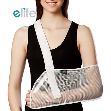 E-Life E-AR003 OEM Medical orthopedic breathable Shoulder brace support mesh arm sling